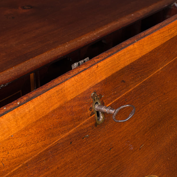 Antique Fall Front Bureau, Scottish, Writing Desk, Georgian Revival, Victorian