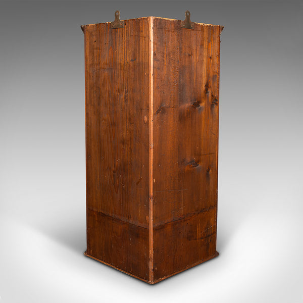 Antique Corner Cabinet, English, Cupboard, Georgian Revival, Victorian, C.1880