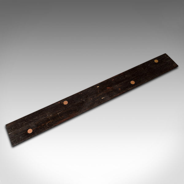 Pair Of Antique Parallel Rulers, English, Coromandel, Draughtsman's Instrument