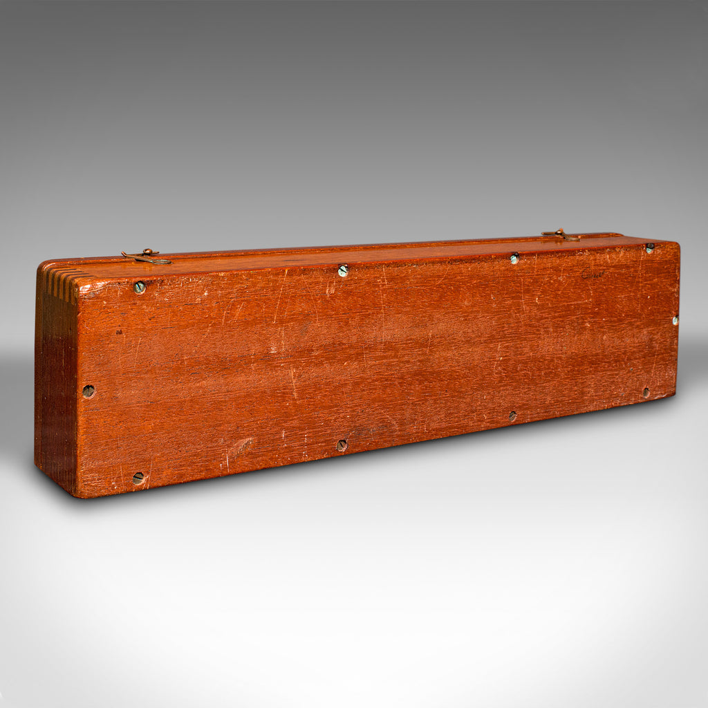 Antique Draughtsman's Rolling Ruler, English Cartographer's Instrument ...