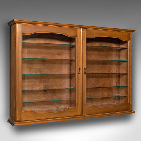 Large Vintage Bespoke Display Cabinet, Retail, Collector, Showcase, 12 Shelves