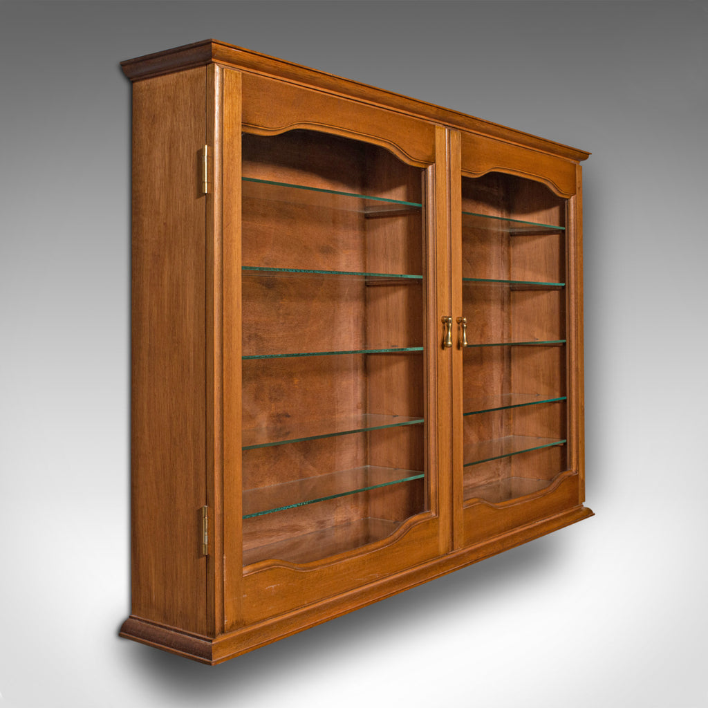 Large Vintage Bespoke Display Cabinet, Retail, Collector, Showcase ...