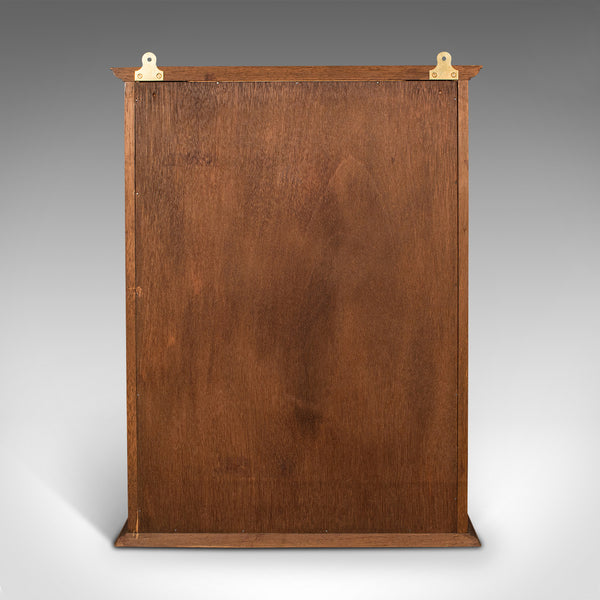 Vintage Bespoke Display Cabinet, English, Retail, Collector Shelves, Showcase