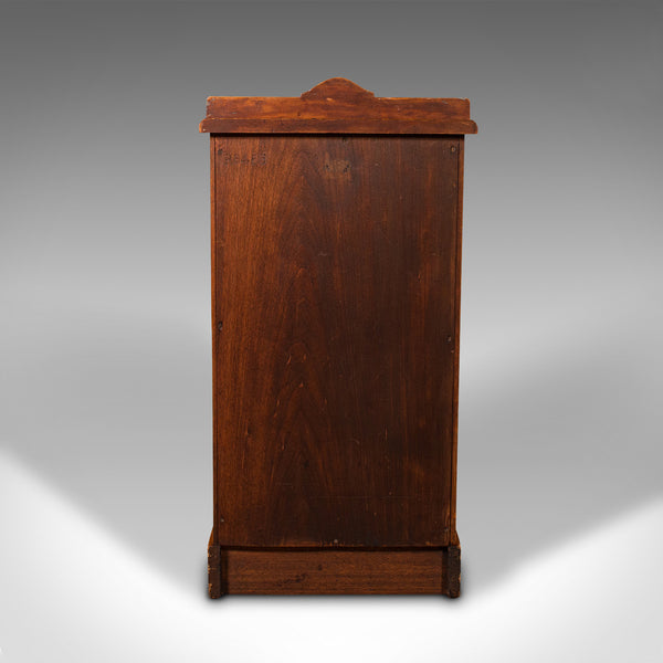 Antique Nightstand, Scottish, Satinwood, Cabinet, Pot Cupboard, Victorian, 1890