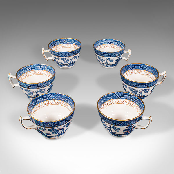 Vintage 6 Person Tea Service, English, Ceramic, Decorative, Teapot, Serving Jug