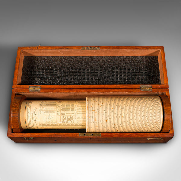 Vintage Fuller's Calculator, English Scientific Instrument, Stanley, Mid Century
