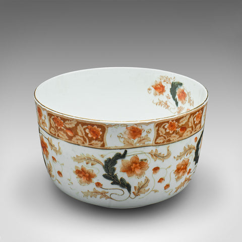 Antique Decorative Bowl, Continental, Ceramic, Serving Dish, Victorian, C.1900