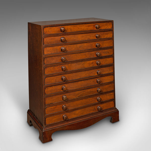 Antique Specimen Chest, English, Collector's Chest of Drawers, Georgian, C.1800