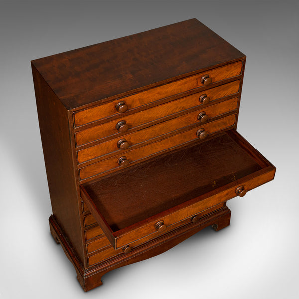 Antique Specimen Chest, English, Collector's Chest of Drawers, Georgian, C.1800