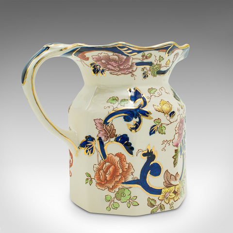 Vintage Custard Jug, English, Ceramic, Pouring, Serving, Pot, Late 20th Century