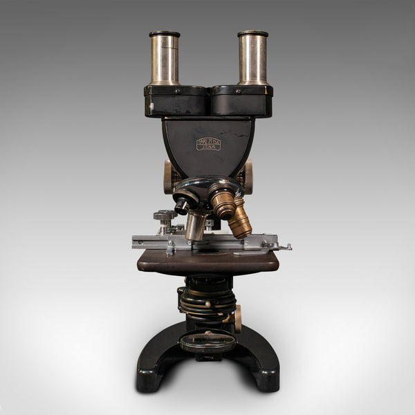 Vintage Laboratory Microscope, German, Scientific Instrument, Carl Zeiss Jena