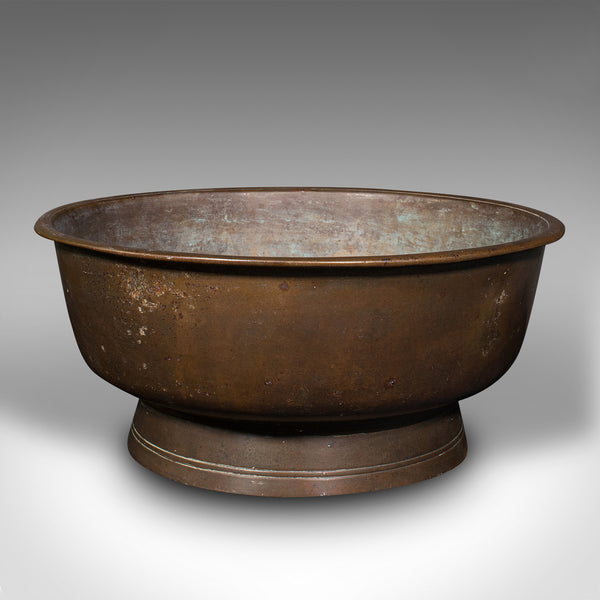Large Antique Censer, Japanese, Bronze, Serving Bowl, Dish, Victorian, Meiji