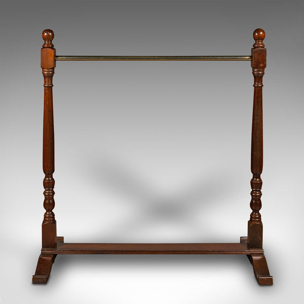 Tall Antique Robe Rail, English Rug Stand, Towel Dryer, Country House ...