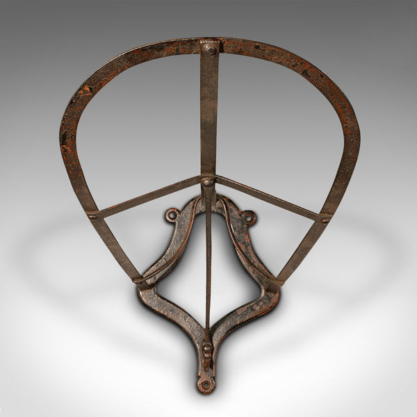 Antique Duck Bill Saddle Rack, English, Wall Mount, Equestrian Rest, Victorian
