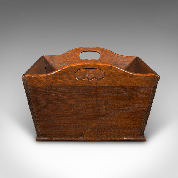 Antique Cheese Carrying Box, English, Oak, Garden Produce Tray, Georgian, C.1800