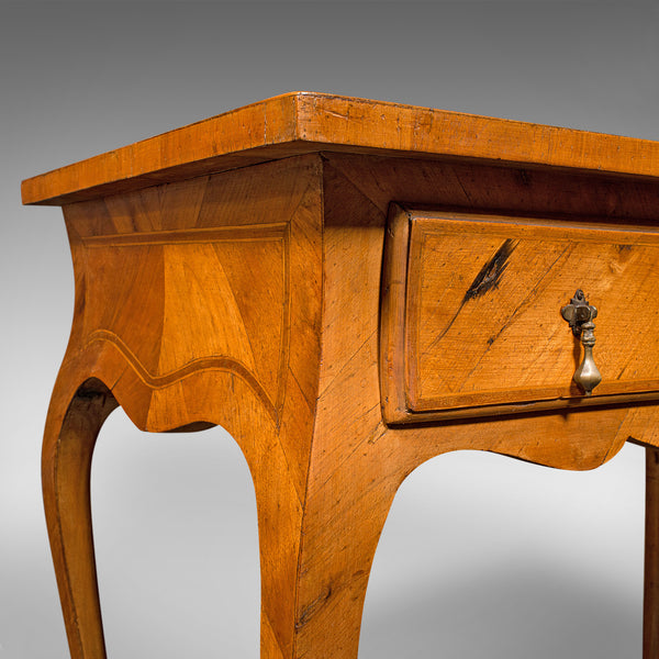 Antique Bureau Plat, French, Walnut, Writing Desk, Louis XV Revival, Victorian