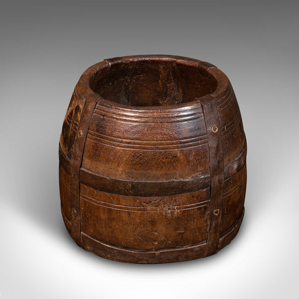 Antique Tribal Jardiniere, African Ironwood, Decorative Bowl, Planter, Victorian