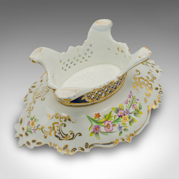Antique Decorative Comport, English, Ceramic Serving Dish, Edwardian, Circa 1910