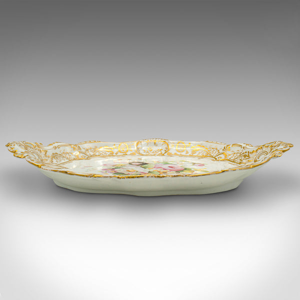 Antique Decorative Platter, English, Ceramic, Serving Dish, Late Victorian, 1900