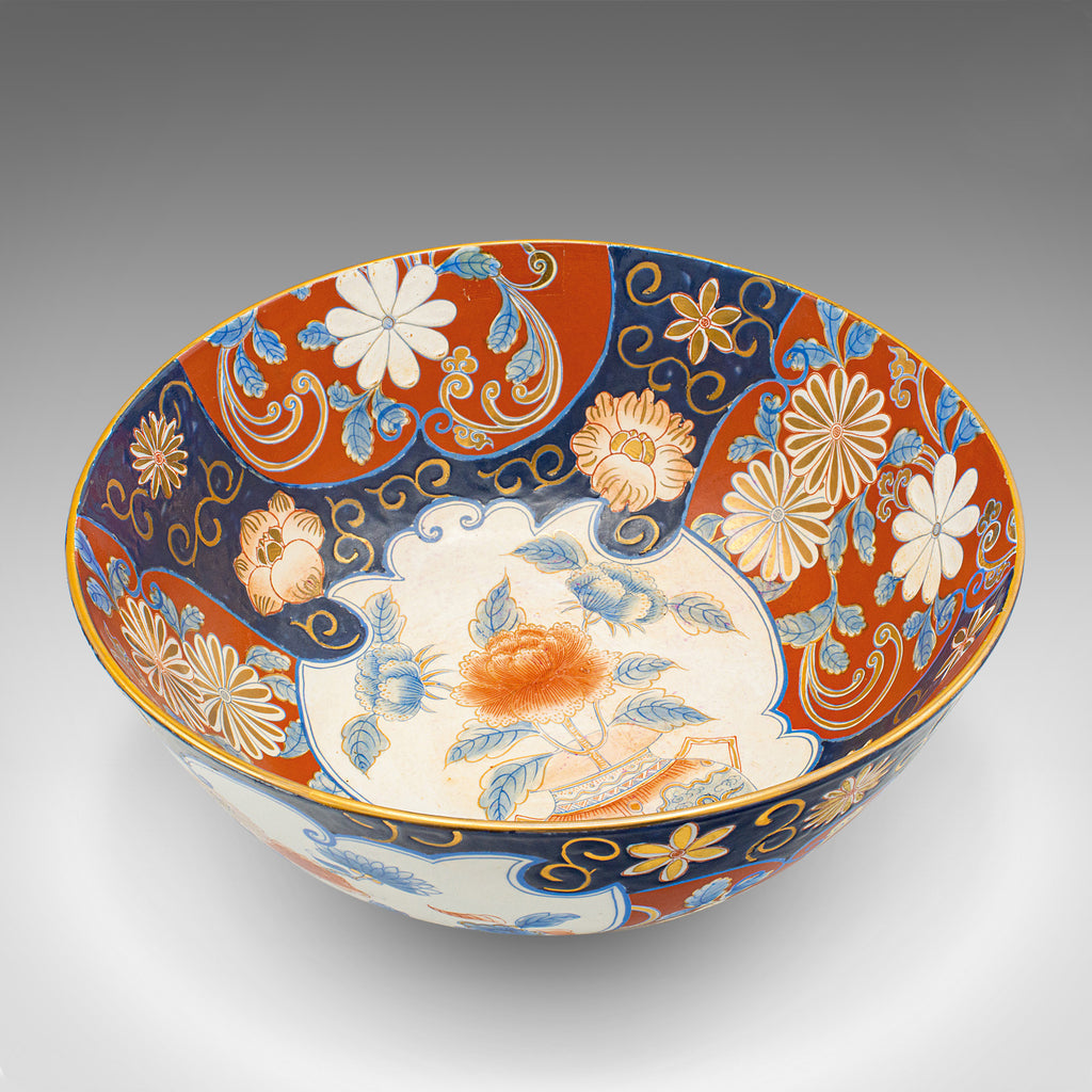 Large Vintage Decorative Bowl, Japanese, Ceramic, Serving Dish, Art –  London Fine Antiques