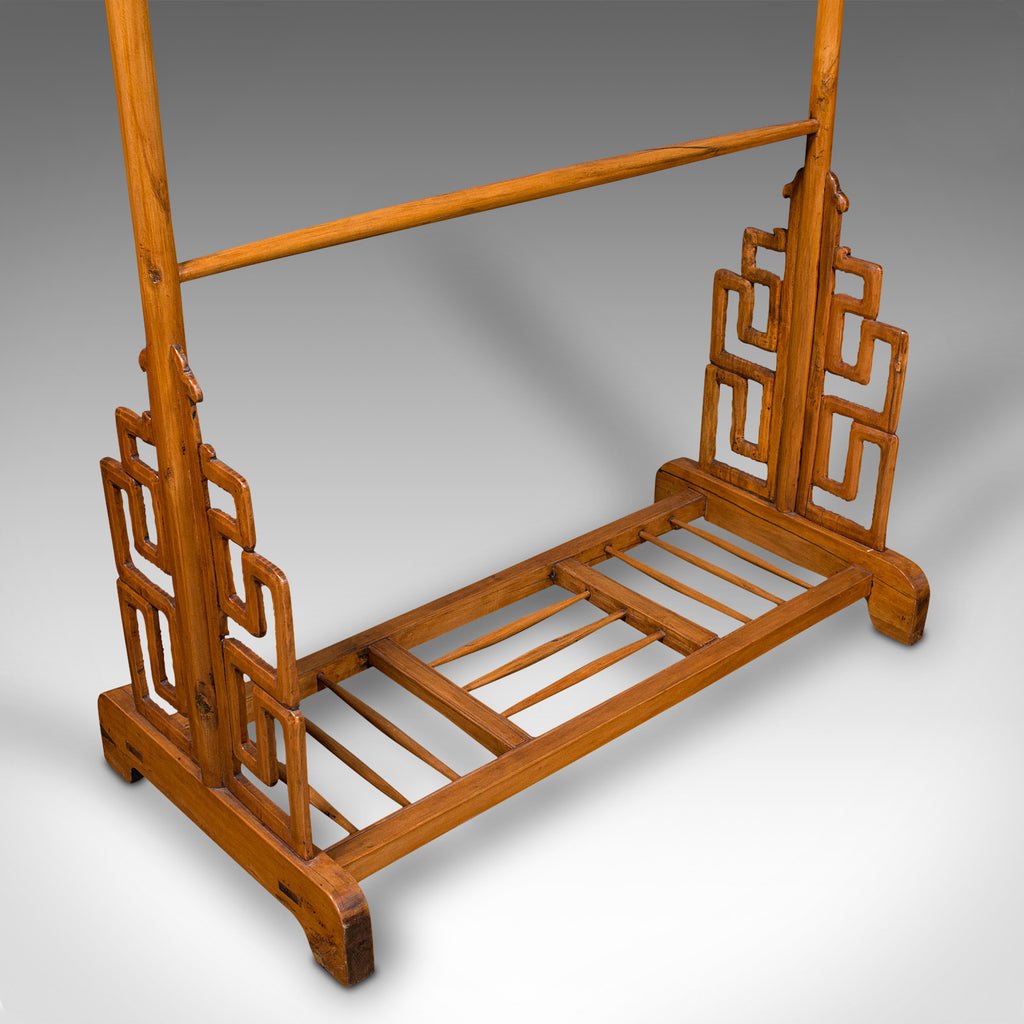 Tall Antique Carved Hall Stand Oriental Chinese Elm Hat Coat Rack London Fine Antiques
