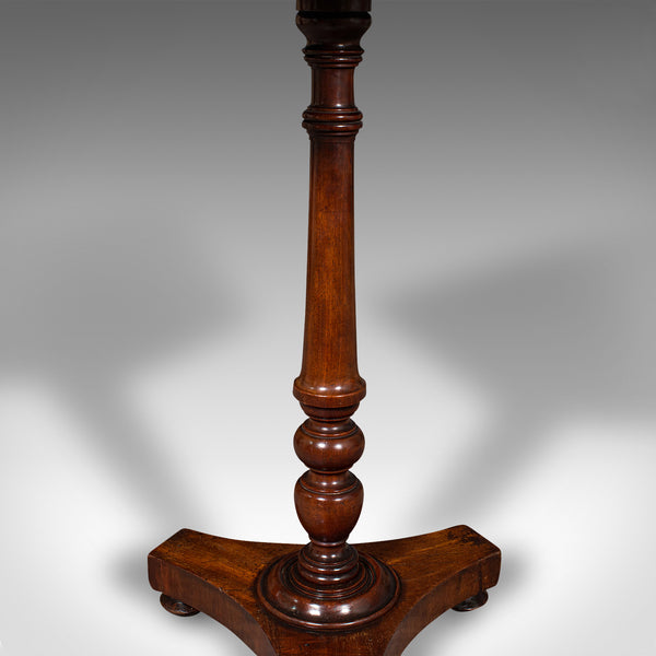 Antique Tilting Lamp Table, English, Flame, Occasional, Side, Regency, C.1820