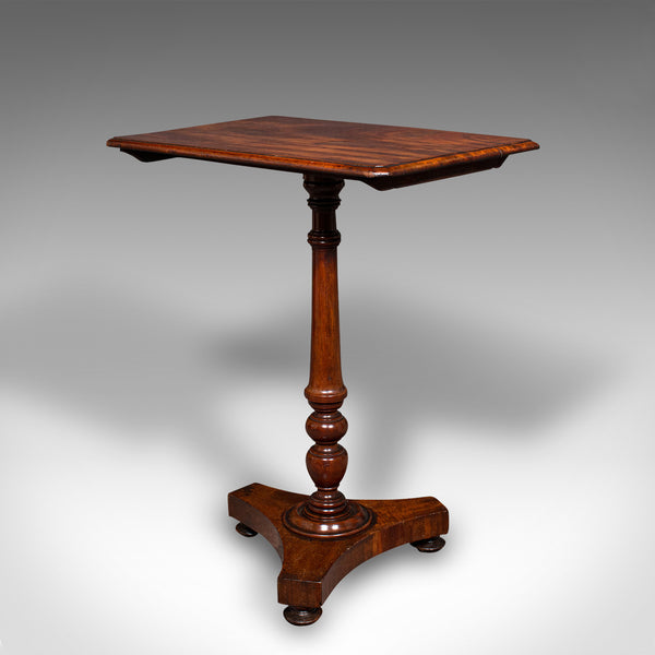 Antique Tilting Lamp Table, English, Flame, Occasional, Side, Regency, C.1820