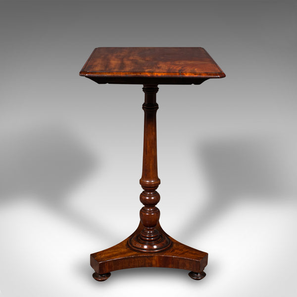 Antique Tilting Lamp Table, English, Flame, Occasional, Side, Regency, C.1820