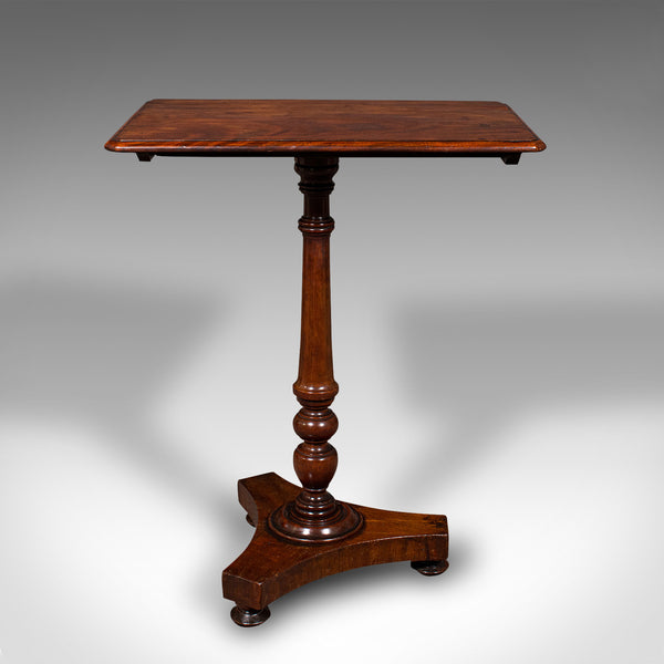 Antique Tilting Lamp Table, English, Flame, Occasional, Side, Regency, C.1820