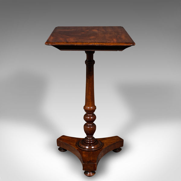 Antique Tilting Lamp Table, English, Flame, Occasional, Side, Regency, C.1820