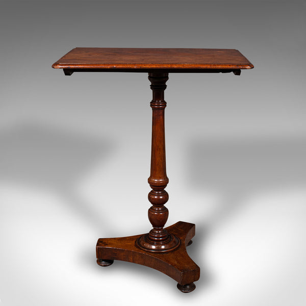 Antique Tilting Lamp Table, English, Flame, Occasional, Side, Regency, C.1820