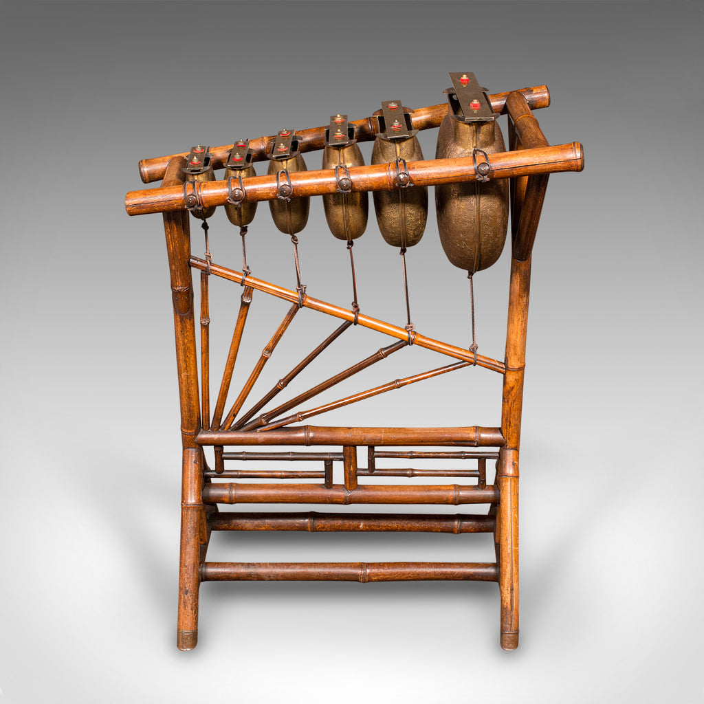 Antique Xylophone, English, Bronze, Bamboo, Musical Instrument ...