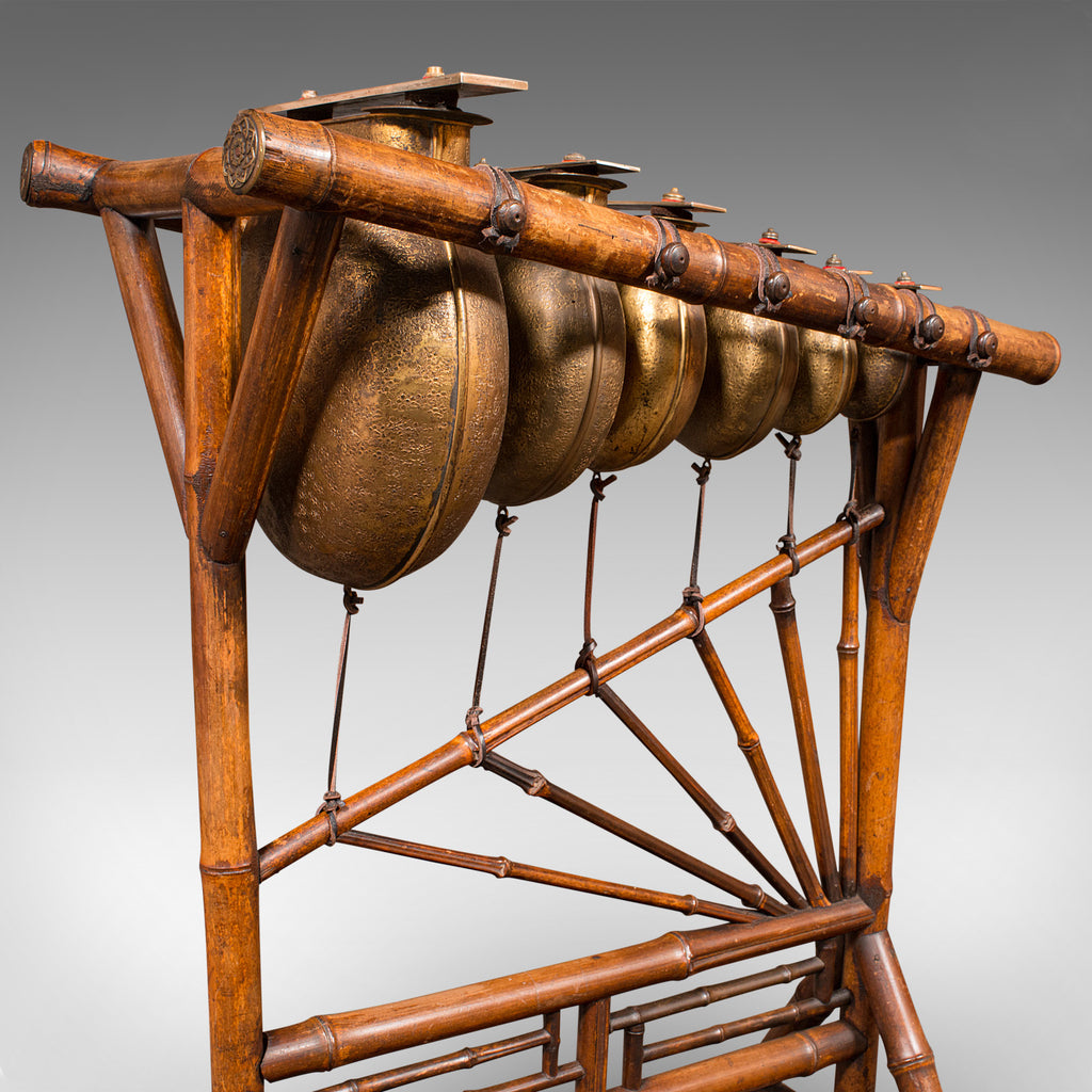 Antique Xylophone, English, Bronze, Bamboo, Musical Instrument ...