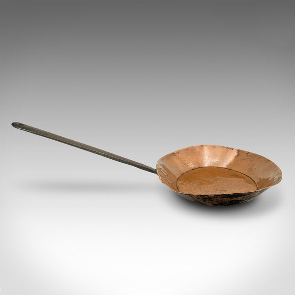 Antique Fireside Warming Pan, English, Copper, Decorative, Georgian, Circa 1750