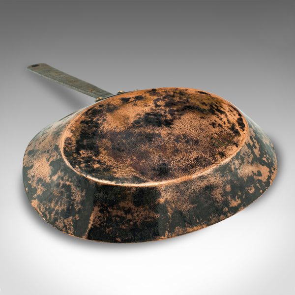 Antique Fireside Warming Pan, English, Copper, Decorative, Georgian, Circa 1750