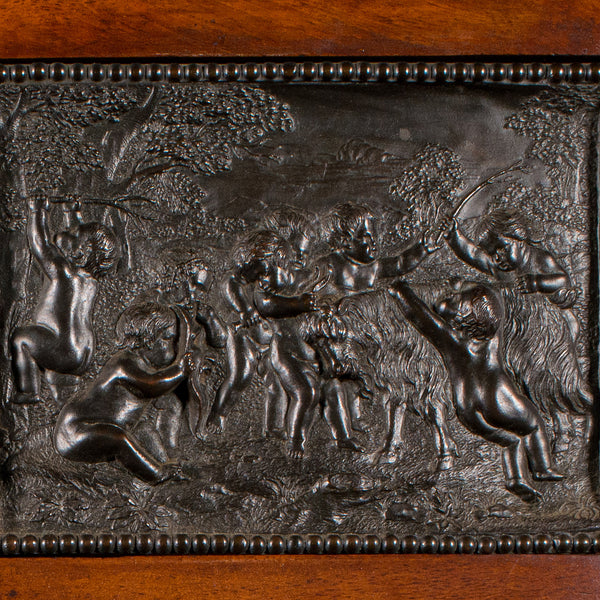 Antique Bacchanalian Frieze, Italian, Bronze, Grand Tour, Victorian, Circa 1850