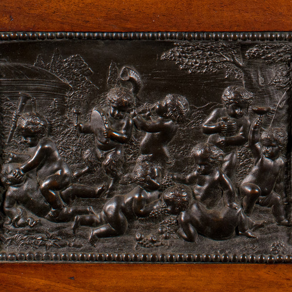 Antique Bacchanalian Frieze, Italian, Bronze, Grand Tour, Victorian, Circa 1850