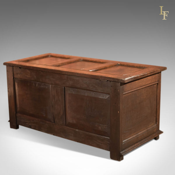 Antique Coffer, English Oak Furniture, C18th - London Fine Antiques