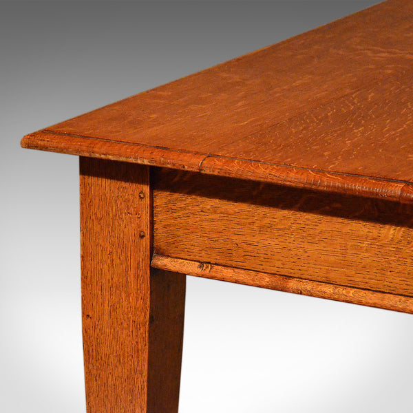 Antique Dining Table, Six Seat, English, Oak, Kitchen, Edwardian, Circa 1910 - London Fine Antiques