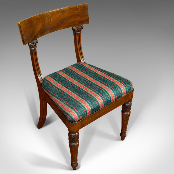 Antique Set of Six Dining Chairs, Mahogany Suite, Spillman and Co, Regency c1820 - London Fine Antiques