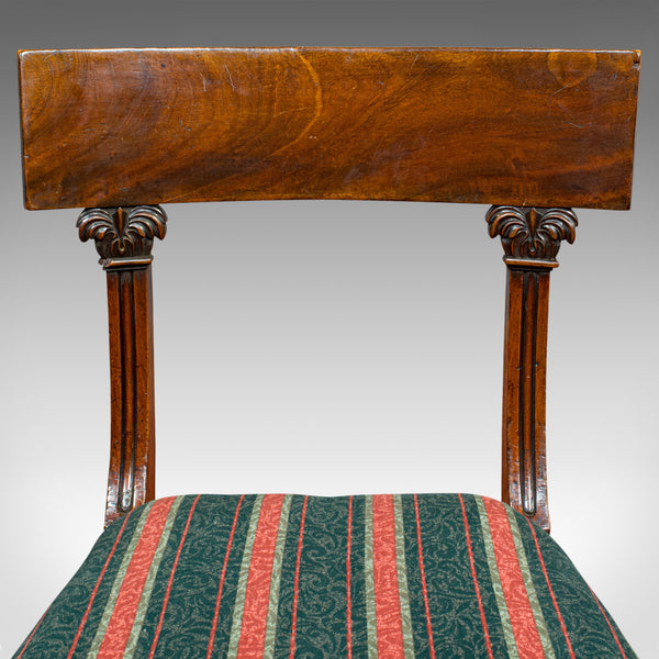 Antique Set of Six Dining Chairs, Mahogany Suite, Spillman and Co, Regency c1820 - London Fine Antiques