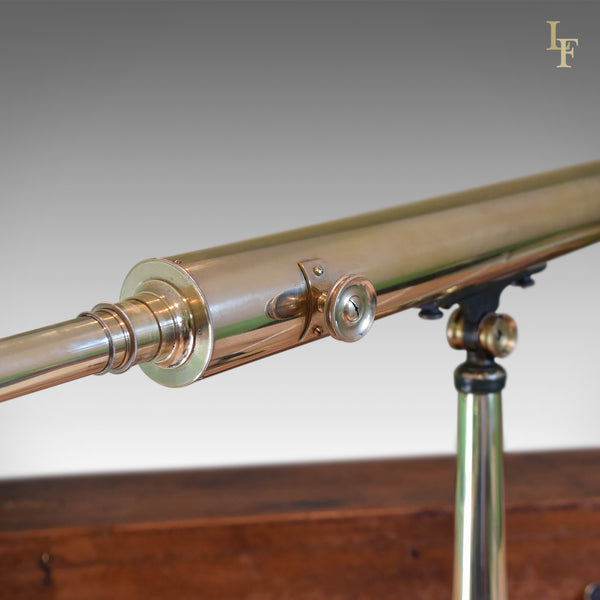 Antique Telescope, 2.75" Refracting Achromatic Library Scope, Early C19th - London Fine Antiques