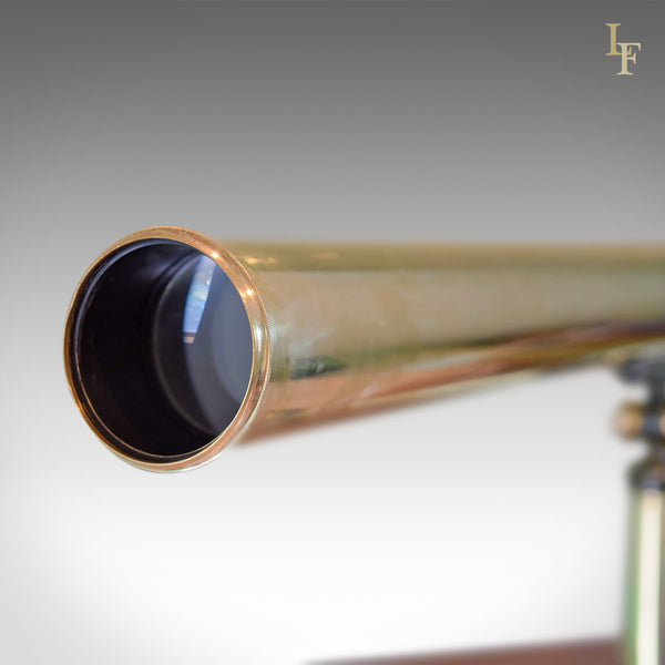 Antique Telescope, 2.75" Refracting Achromatic Library Scope, Early C19th - London Fine Antiques