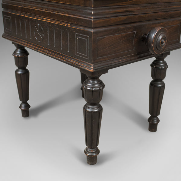 Adjustable Antique Piano Music Stool, English, Victorian, Brooks Ltd c.1880 - London Fine Antiques
