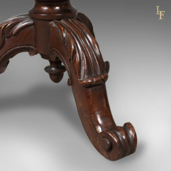 Adjustable Antique Piano Stool, Mahogany, Victorian, English c.1880 - London Fine Antiques