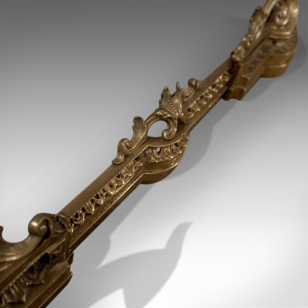 Adjustable Antique Fire Kerb, Victorian Fireside Fender, English Circa 1900 - London Fine Antiques