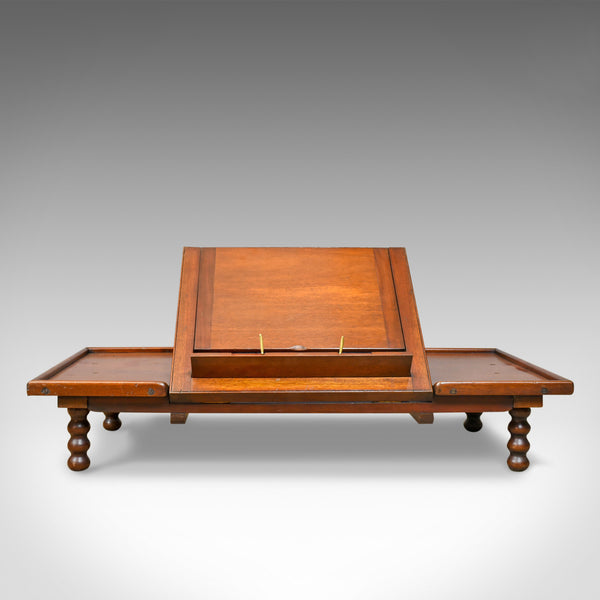 Adjustable Antique Reading Table, John Carter, Victorian, Mahogany Lectern c1890 - London Fine Antiques