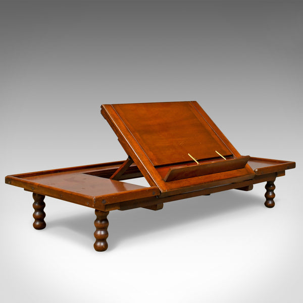 Lectering Table Adjustable Antique Reading Table, John Carter, Victorian, Mahogany Lec ...