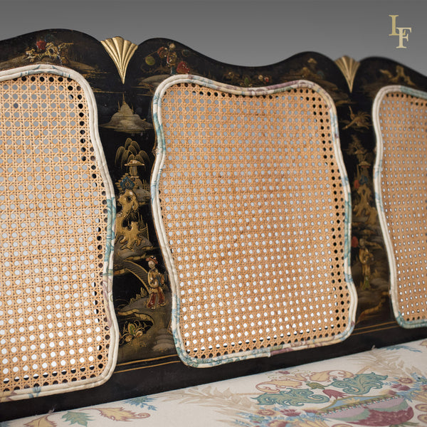 Aesthetic Movement Antique Conservatory Suite, Chinoiserie Bergere c.1890 - London Fine Antiques
