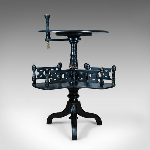 Aesthetic Period Reading Table, English, Victorian, Ebonised, Side, Circa 1880 - London Fine Antiques